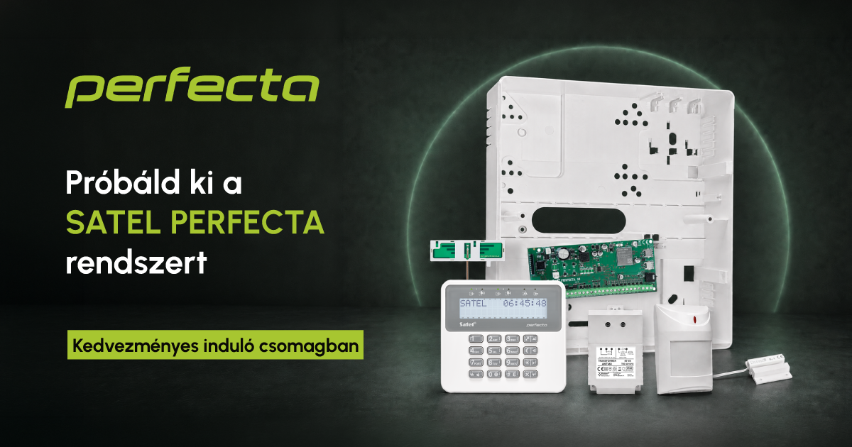 Próbáld ki a SATEL PERFECTA rendszert kedvezményes induló csomagban!