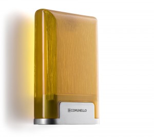 LED indicator; vertical or horizontal surface mounting; 24VDC/230VAC; yellow; IP54