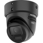 4 MP WDR motorized EXIR IP turret camera;built-in microphone;optical and acoustic alarm;NEMA4X;black