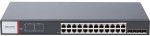 28-port industrial Gbit PoE switch (480 W); 24 PoE+/ 4 HiPoE / 4 SFP uplinks;managed;no power supply 28-port industrial Gbit PoE switch (480 W); 24 PoE+/ 4 HiPoE / 4 SFP uplinks;managed;no power supply
