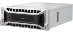 128-channel 8K NVR; 1280/1024 Mbps input/output bandwidth; alarm I/O; eSata; redundant power supply