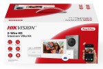 Kétvezetékes HD video-kaputelefon szett; kültéri; fehér beltéri; disztributor Kétvezetékes HD video-kaputelefon szett; kültéri; fehér beltéri; disztributor