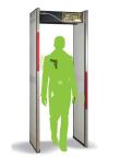 9-zone walk-through metal detector with panel design