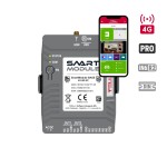 Smart Module Base 4G kommunikátor; 6 zónabemenet; 2 relés kimenet; DIN sínre szerelhető Smart Module Base 4G kommunikátor; 6 zónabemenet; 2 relés kimenet; DIN sínre szerelhető
