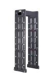Foldable, portable walk-through metal detector
